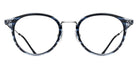 Matsuda M3114 50 - Brushed Silver/Blue Demi #id:m3114brushedsilverbluedemiclearlensoptical_s:104100