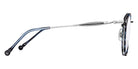 Matsuda M3114 50 - Brushed Silver/Blue Demi #id:m3114brushedsilverbluedemiclearlensoptical_s:104105