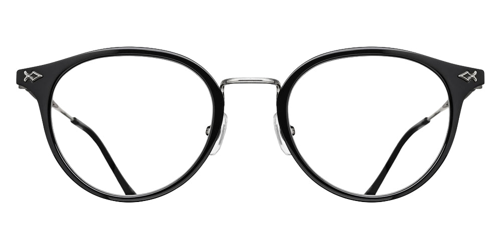 Matsuda M3114 47 - Palladium White/Black #id:m3114palladiumwhiteblackclearlensoptical_s:106100