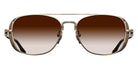 Matsuda M3115 55 - Brushed Gold/Black / Brown Gradient #id:m3115brushedgoldblackbrowngradientsunglass_s:102100