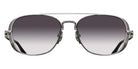 Matsuda M3115 55 - Palladium White/Black / Gray Gradient #id:m3115palladiumwhiteblackgreygradientsunglass_s:104100