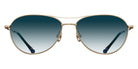 Matsuda M3139 57 - Brushed Gold / Blue Gradient #id:m3139brushedgoldbluegradientsunglass_s:102100