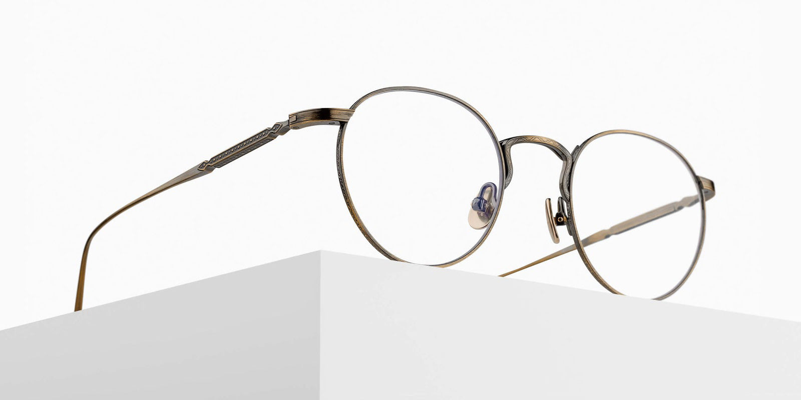 Matsuda M3140 50 - Antique Gold #id:m3140antiquegoldclearlens50_s:100105