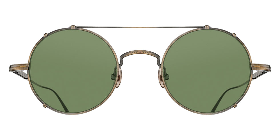 Matsuda M3143 46 - Antique Gold / Sage Green #id:m3143antiquegoldsagegreensunglass_s:100100