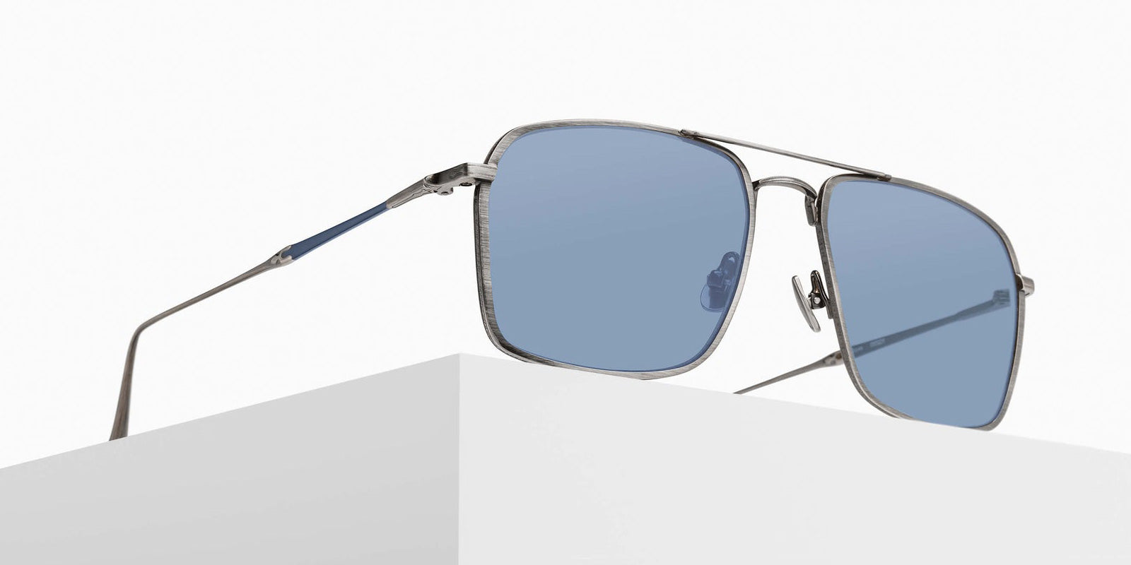 Matsuda M3146 57 - Antique Silver / Cobalt Blue #id:m3146antiquesilvercobaltblue57_s:102105