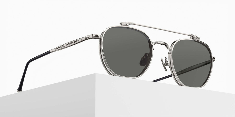 Matsuda M3148 48 - Palladium White / Gray #id:m3148palladiumwhitegrey48_s:104105