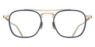 Matsuda M3149 48 - Brushed Gold/Navy #id:m3149brushedgoldnavyclearlensoptical_s:102100
