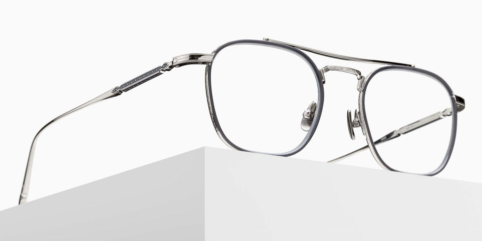 Matsuda M3149 48 - Palladium White/Gray #id:m3149palladiumwhitegreyclearlensoptical_s:104105