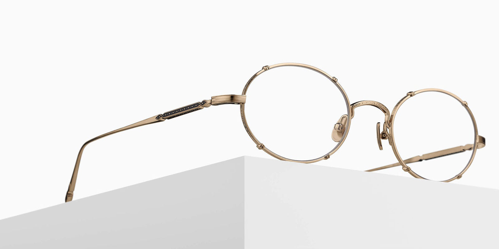 Matsuda M3150 50 - Brushed Gold #id:m3150brushedgoldclearlensoptical_s:104105