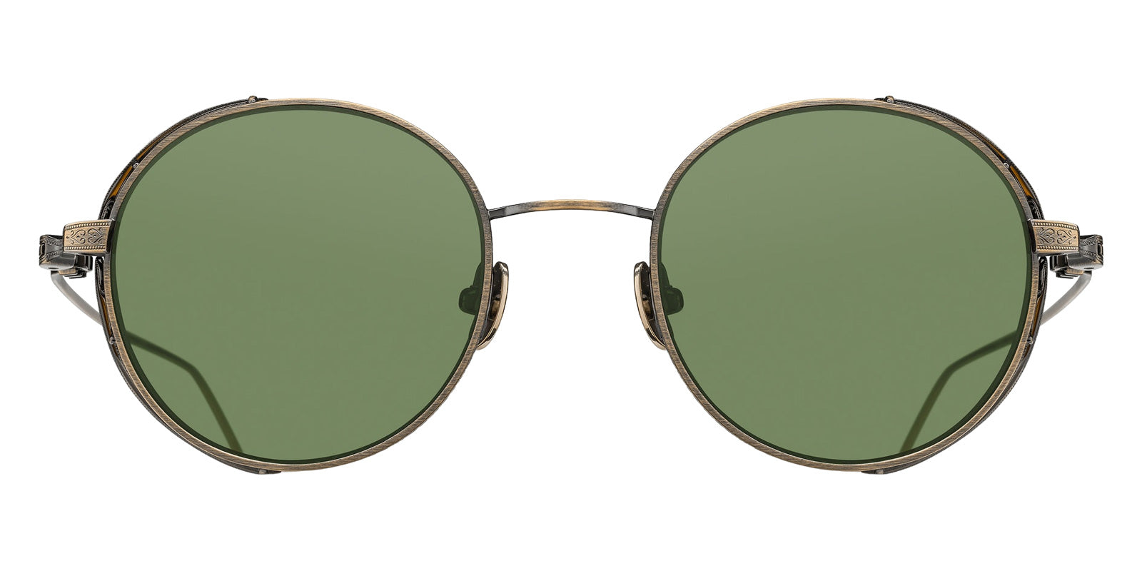 Matsuda M3152 48 - Antique Gold / Sage Green #id:m3152antiquegoldsagegreen48_s:100100