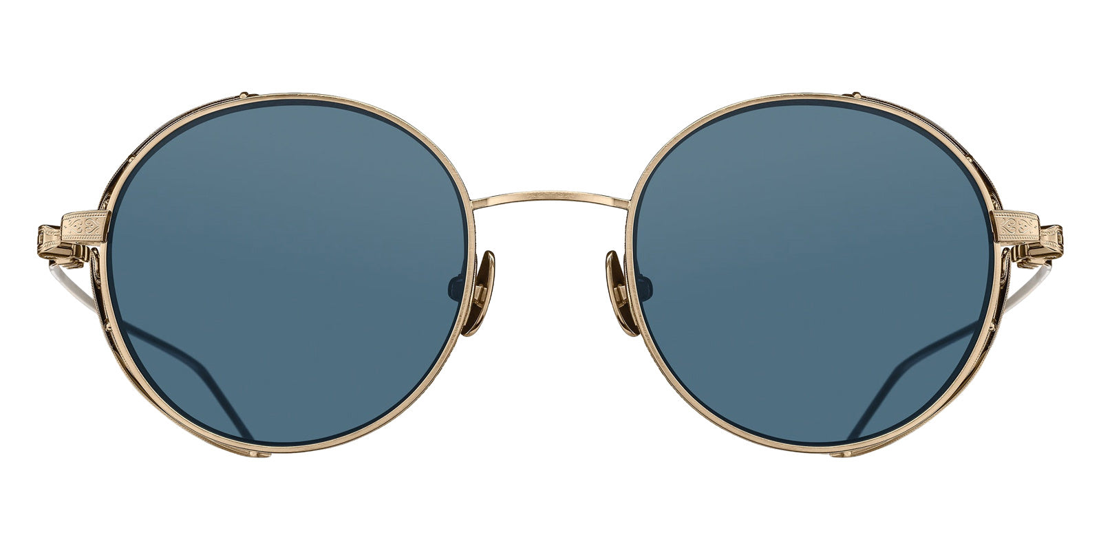 Matsuda M3152 48 - Brushed Gold / Blue Gray #id:m3152brushedgoldbluegrey48_s:104100