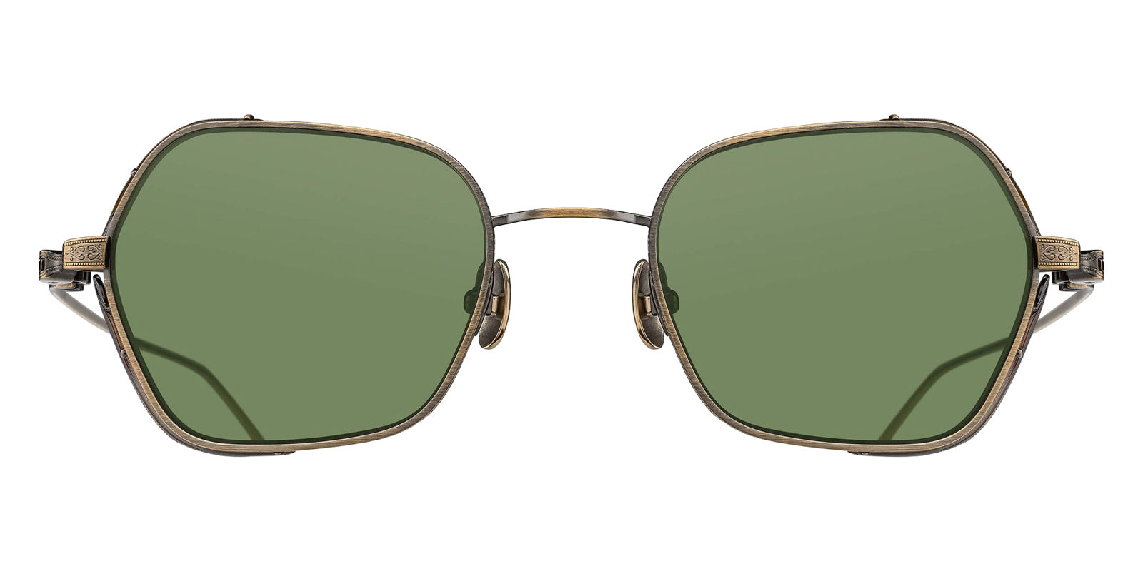 Matsuda M3153 49 - Antique Gold / Sage Green #id:m3153antiquegoldsagegreen49_s:100100