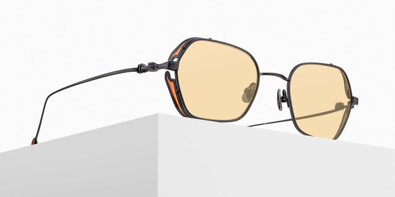 Matsuda M3153 49 - Matte Black / Café Orange #id:m3153matteblackcaforange49_s:104105