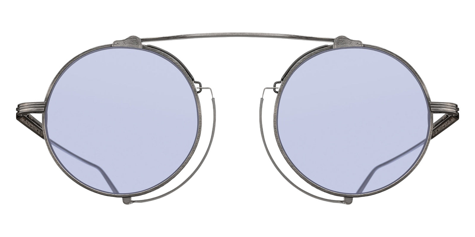 Matsuda M3154 46 - Antique Silver / Café Blue #id:m3154antiquesilvercafblue46_s:102100