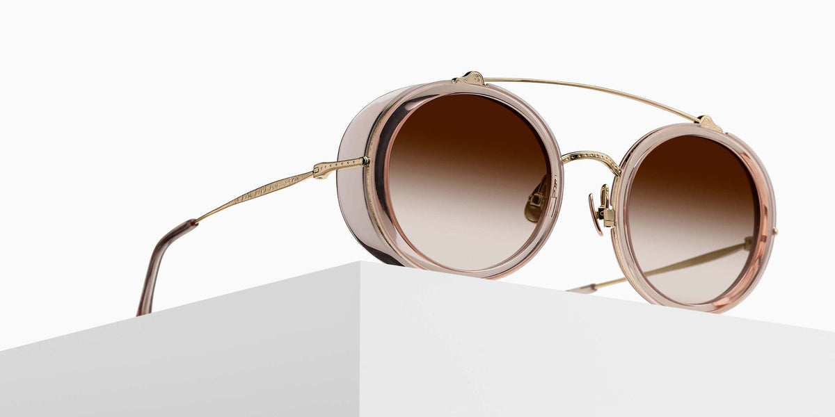 Matsuda M3155 48 - Pale Gold-Champagne / Brown Gradient #id:m3155palegoldchampagnebrowngradientsunglass_s:100105