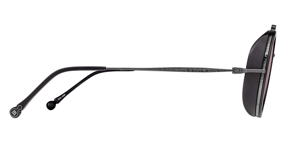 Matsuda M3155 48 - Ruthenium/Matte Black / Brunello Red #id:m3155rutheniummatteblackbrunellored48_s:100110