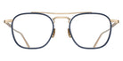Matsuda M3157 51 - Brushed Gold/Navy #id:m3157brushedgoldnavyclearlensoptical_s:100100