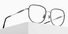 Matsuda M3158 54 - Brushed Silver/Matte Black #id:m3158brushedsilvermatteblackclearlens54_s:102105