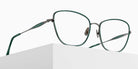 Matsuda M3159 55 - Antique Silver/Matte Bottle Green #id:m3159antiquesilvermattebottlegreenclearlens55_s:100105