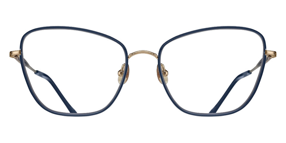 Matsuda M3159 55 - Brushed Gold-Navy #id:m3159brushedgoldnavyclearlensoptical_s:100100
