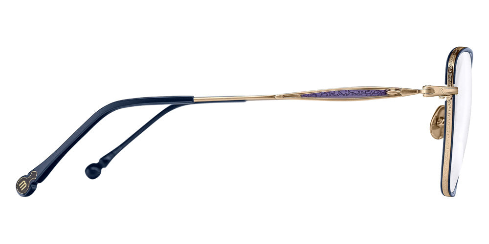Matsuda M3159 55 - Brushed Gold-Navy #id:m3159brushedgoldnavyclearlensoptical_s:100110