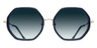 Matsuda M3162 54 - Brushed Gold/Dark Navy Crystal / Blue Gradient #id:m3162brushedgolddarknavycrystalbluegradient54_s:100100