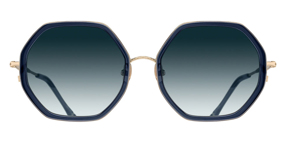 Matsuda M3162 54 - Brushed Gold/Dark Navy Crystal / Blue Gradient #id:m3162brushedgolddarknavycrystalbluegradient54_s:100100
