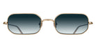 Matsuda M3163 53 - Brushed Gold / Blue Gradient #id:m3163brushedgoldbluegradient53_s:102100