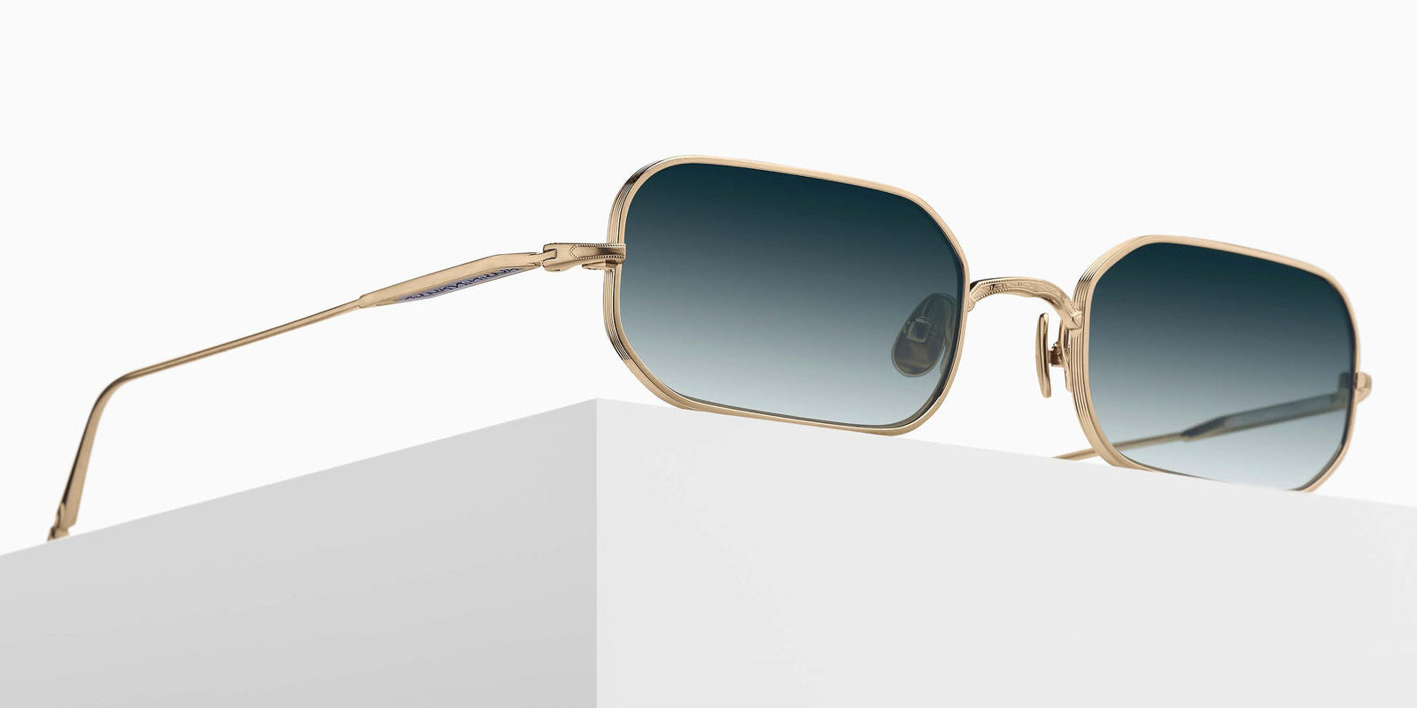 Matsuda M3163 53 - Brushed Gold / Blue Gradient #id:m3163brushedgoldbluegradient53_s:102105