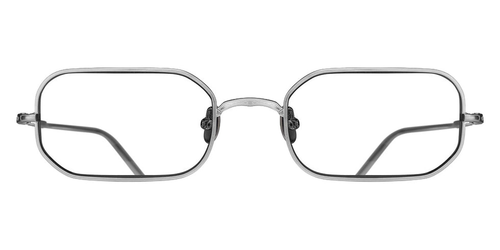 Matsuda M3163 50 - Brushed Silver #id:m3163brushedsilverclearlensoptical_s:102100