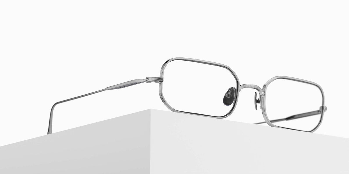 Matsuda M3163 50 - Brushed Silver #id:m3163brushedsilverclearlensoptical_s:102105