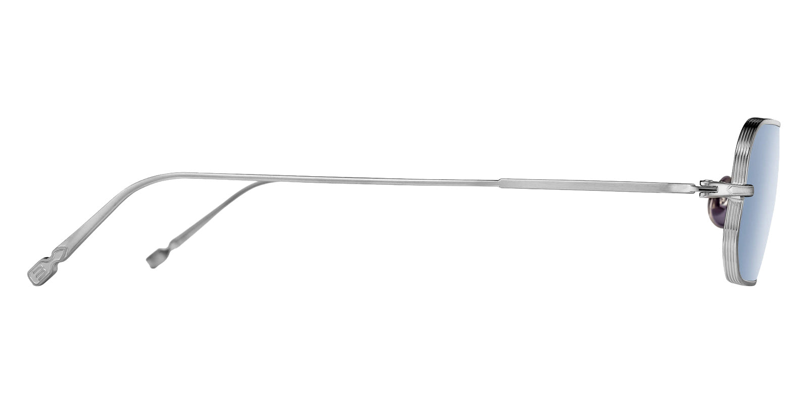 Matsuda M3163 53 - Brushed Silver / Cobalt Blue #id:m3163brushedsilvercobaltblue53_s:104110