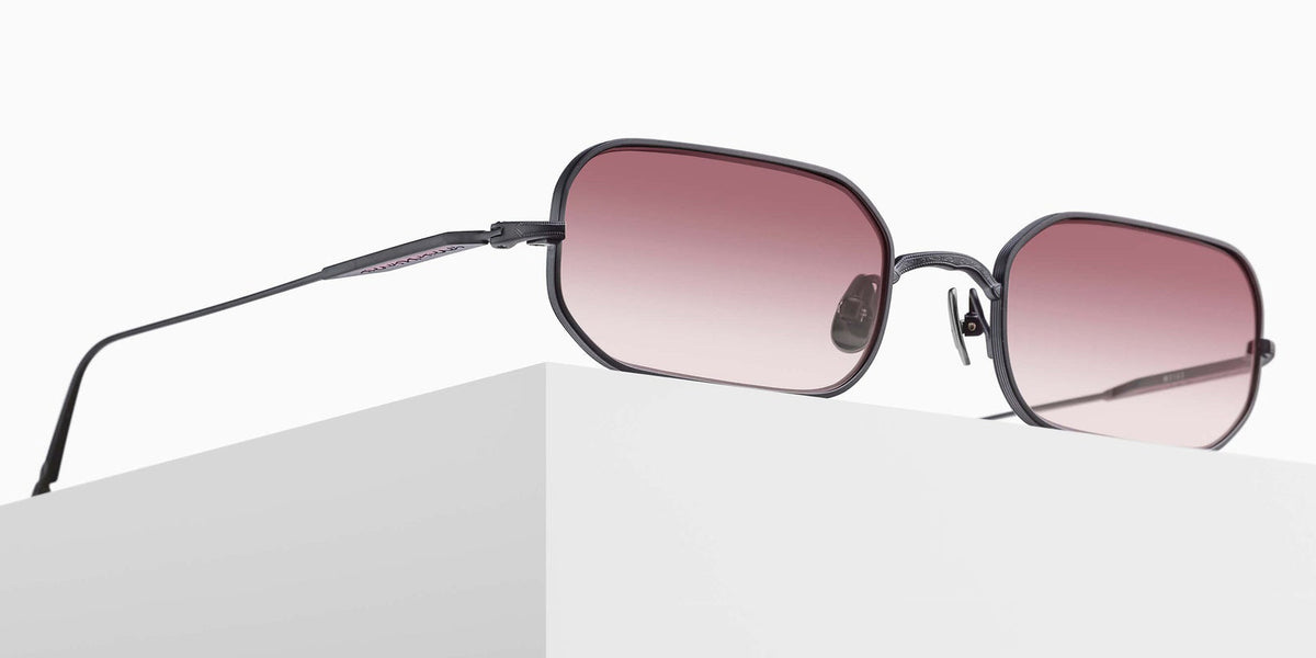 Matsuda M3163 Sun 53 - Matte Black / Rose Gradient #id:m3163matteblackrosegradientsunglass_s:100105