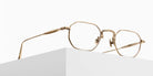 Matsuda M3166 46 - Brushed Gold #id:m3166brushedgoldclearlensoptical_s:102105