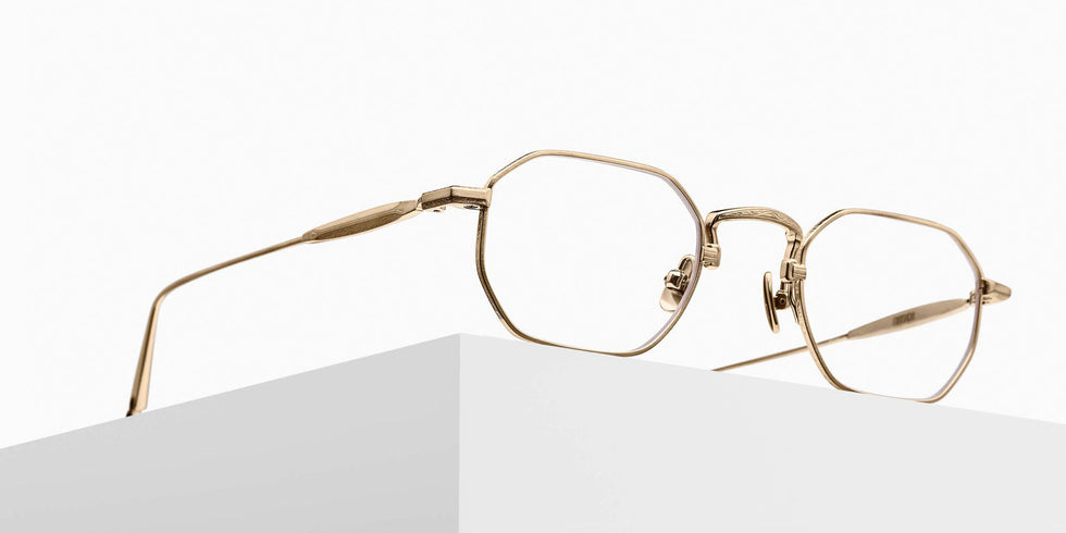 Matsuda M3166 46 - Brushed Gold #id:m3166brushedgoldclearlensoptical_s:102105