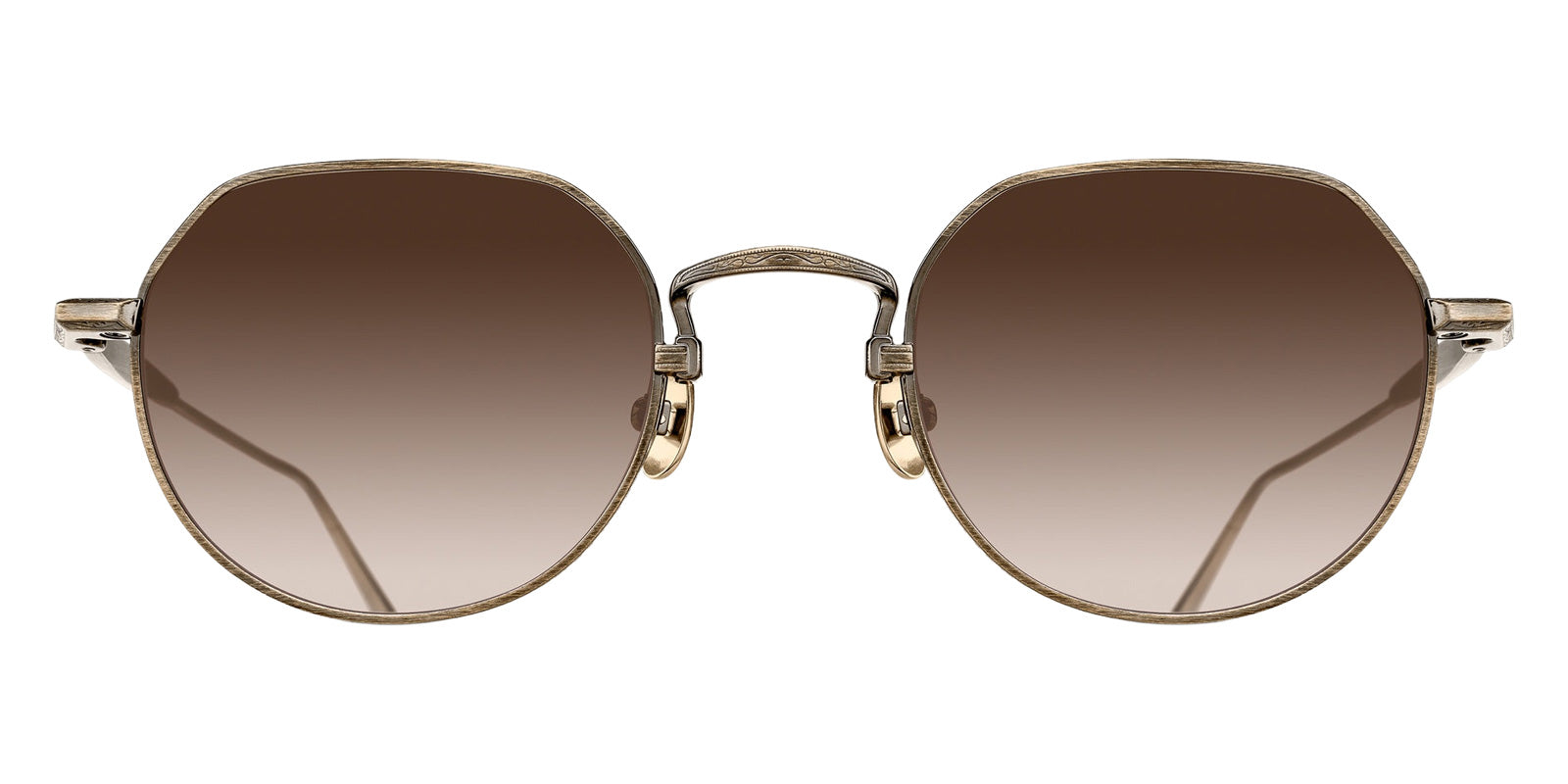 Matsuda M3167 49 - Antique Gold / Khaki Gradient #id:m3167antiquegoldkhakigradient49_s:100100