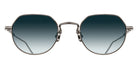 Matsuda M3167 49 - Antique Silver / Blue Gradient #id:m3167antiquesilverbluegradient49_s:102100