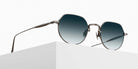 Matsuda M3167 49 - Antique Silver / Blue Gradient #id:m3167antiquesilverbluegradient49_s:102105