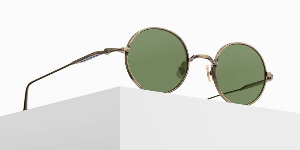 Matsuda M3168 46 - Antique Gold / Sage Green #id:m3168antiquegoldsagegreen46_s:100105