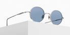 Matsuda M3168 46 - Brushed Silver / Cobalt Blue #id:m3168brushedsilvercobaltblue46_s:104105