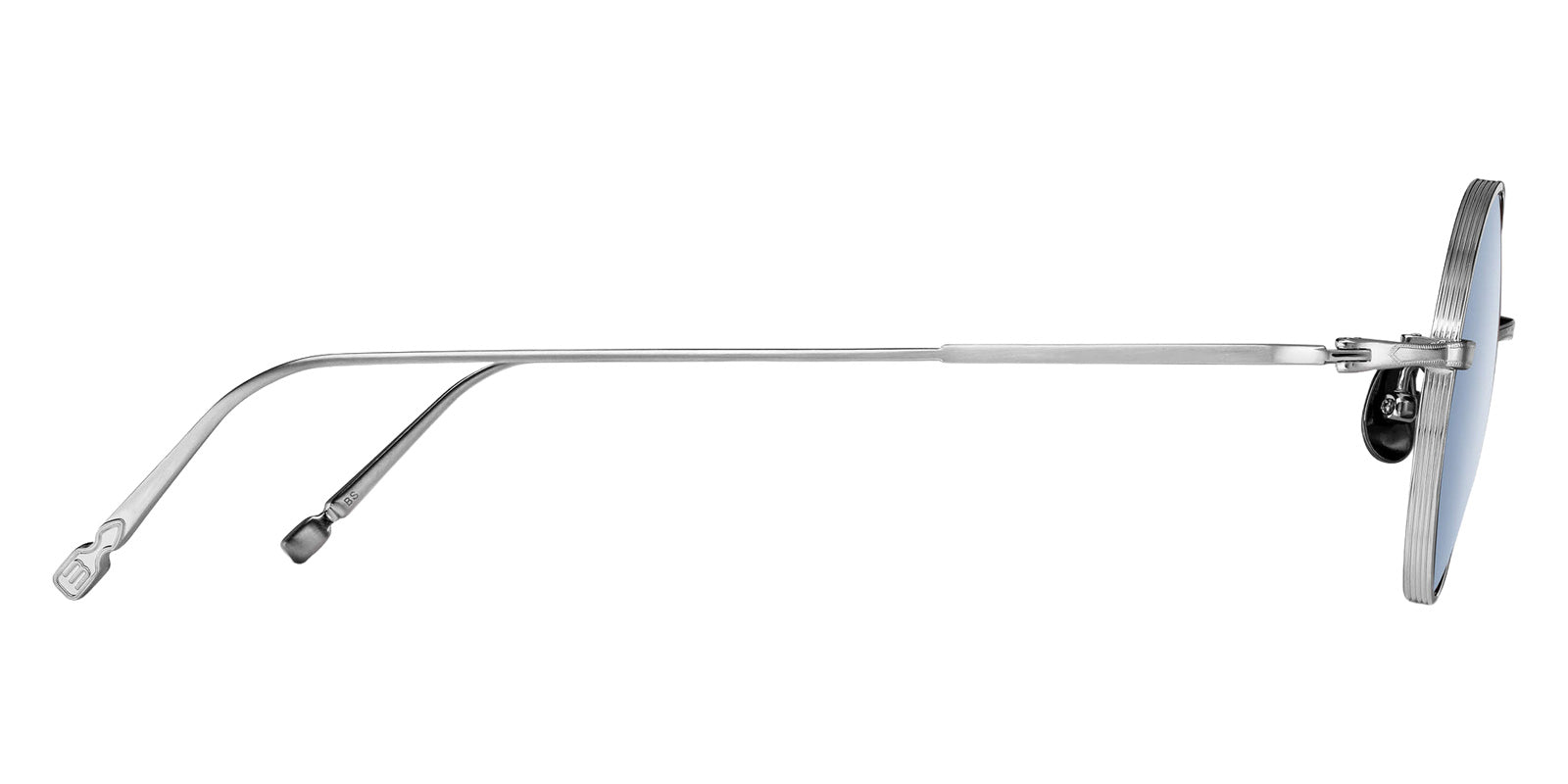 Matsuda M3168 46 - Brushed Silver / Cobalt Blue #id:m3168brushedsilvercobaltblue46_s:104110
