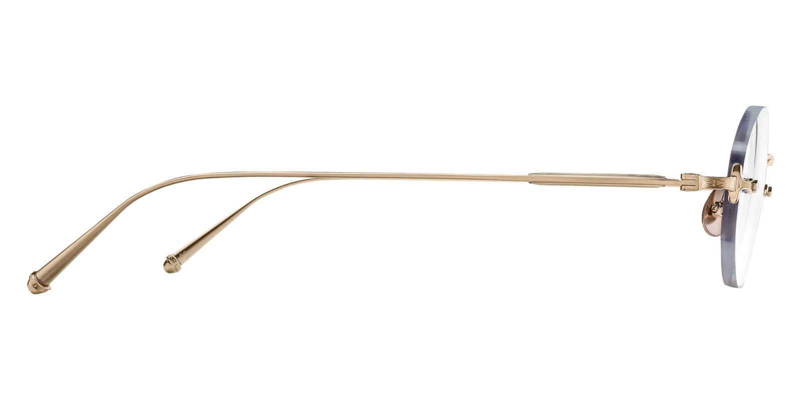 Matsuda M5002 47 - Brushed Gold #id:m5002brushedgoldclearlens47_s:102110
