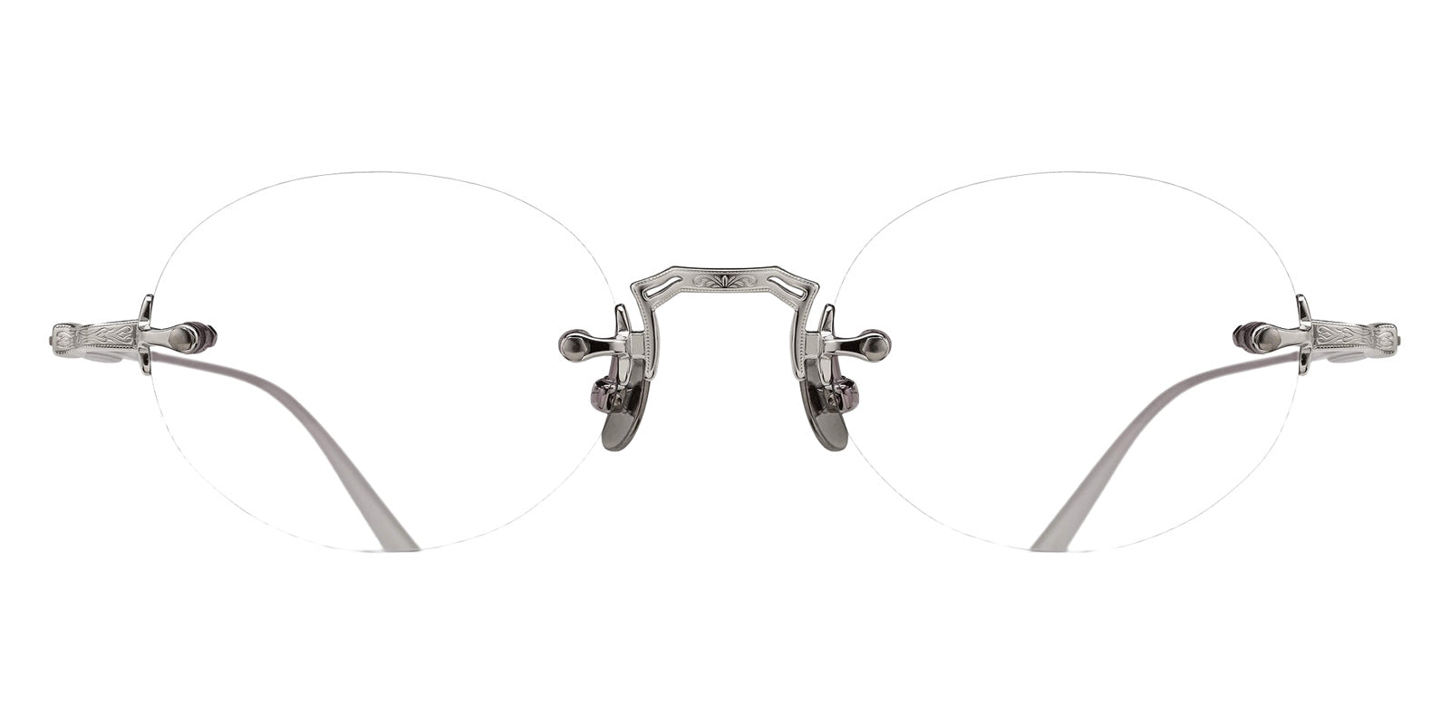Matsuda M5002 47 - Palladium White #id:m5002palladiumwhiteclearlens47_s:106100