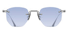 Matsuda M5006 46 - Palladium White / Cobalt Blue #id:m5006palladiumwhitecobaltbluesunglass_s:104100