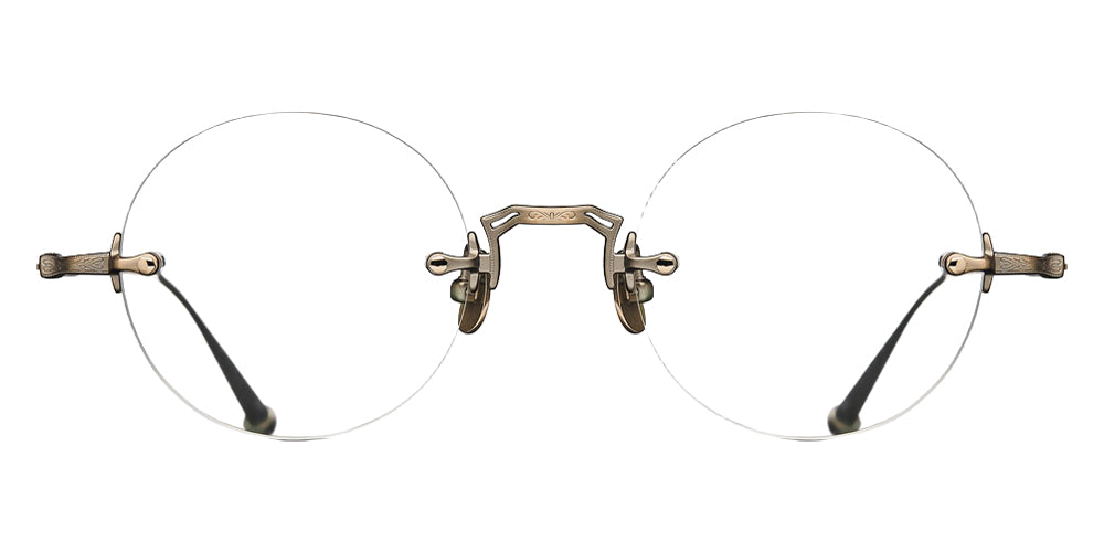 Matsuda M5007 47 - Antique Gold #id:m5007antiquegoldroundclearlensoptical_s:100100