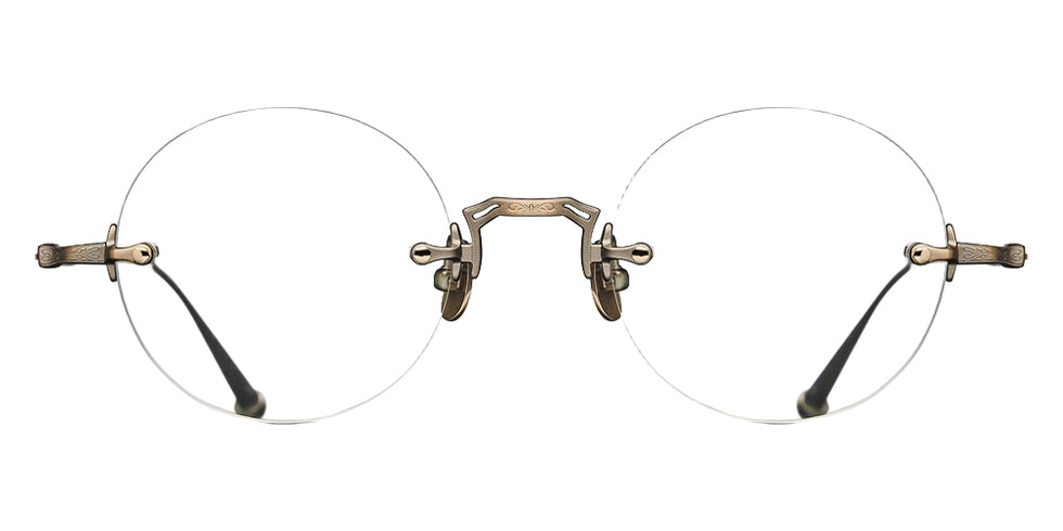 Matsuda M5007 47 - Antique Gold #id:m5007antiquegoldroundclearlensoptical_s:100100
