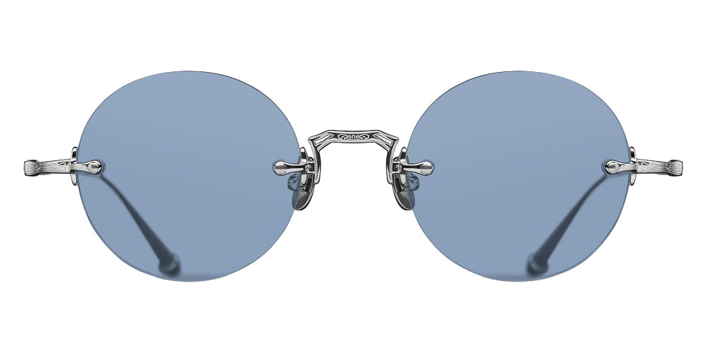 Matsuda M5007 47 - Palladium White / Cobalt Blue #id:m5007palladiumwhitecobaltbluesunglass_s:104100