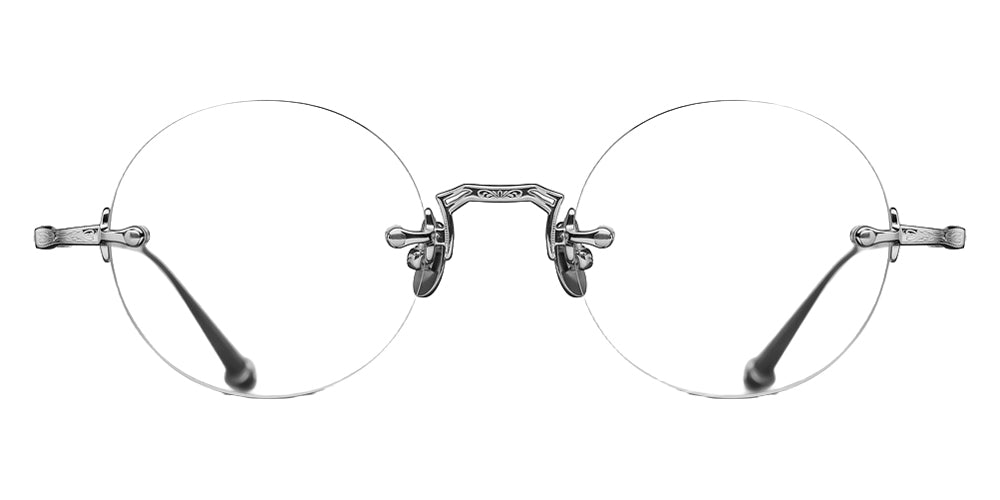 Matsuda M5007 47 - Palladium White #id:m5007palladiumwhiteroundclearlensoptical_s:104100