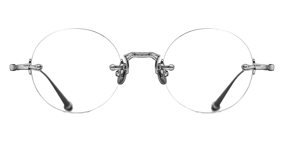 Matsuda M5007 47 - Palladium White #id:m5007palladiumwhiteroundclearlensoptical_s:104100