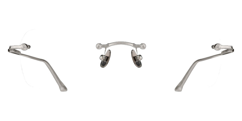 Matsuda M5008 51 - Brushed Silver #id:m5008brushedsilverclearlensoptical_s:102100